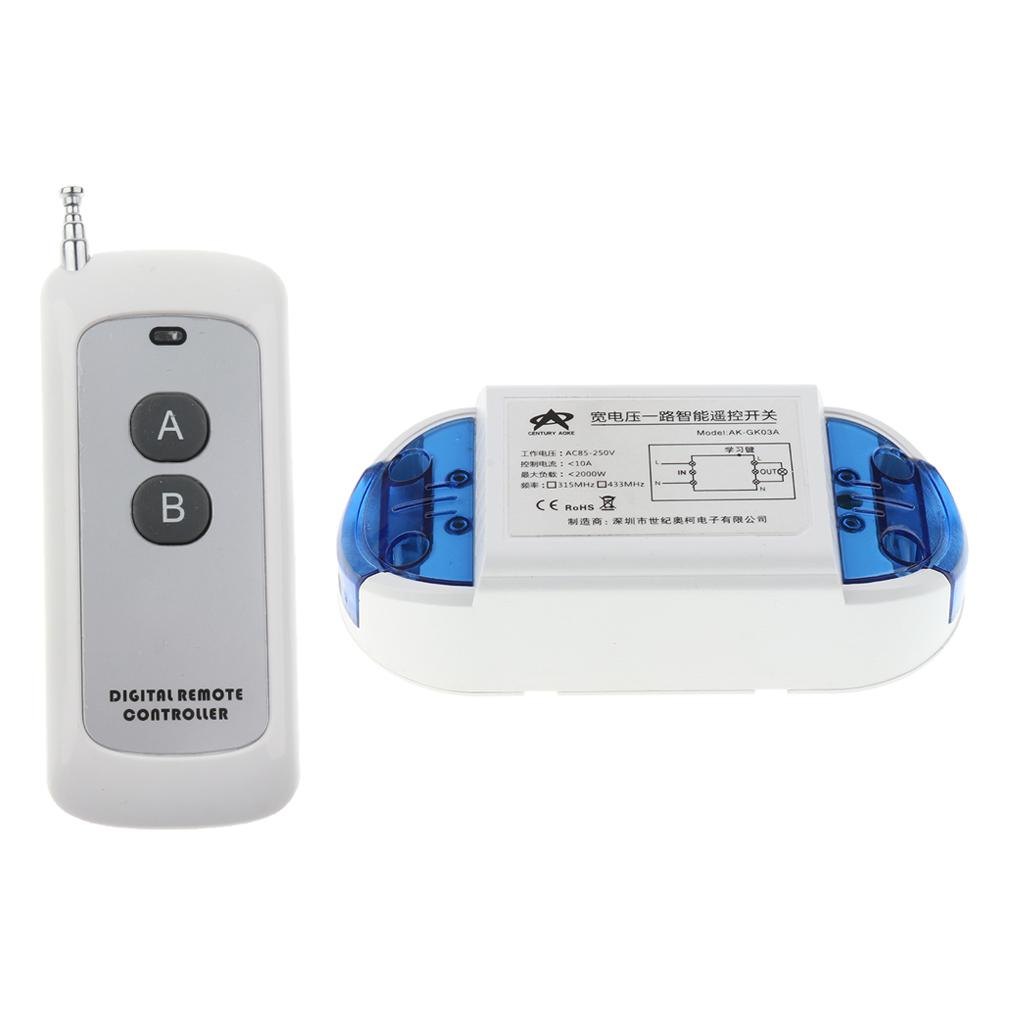 433Mhz DC15-120V Không Dây Điều Khiển Từ Xa RF Tiếp Công Tắc Bộ Phát Khóa