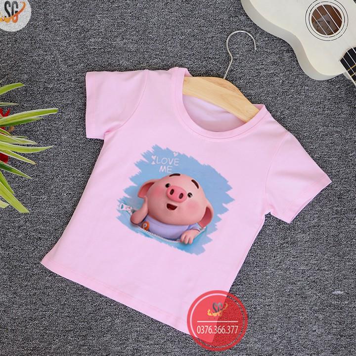 Áo thun cho bé dễ thương - Thun Cotton - có 3 màu TE08
