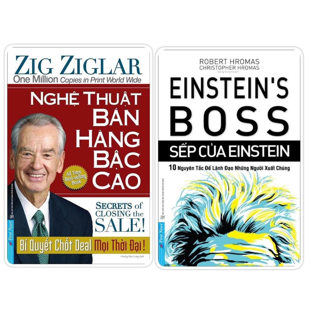 Sách - Combo Nghệ thuật bán hàng bậc cao + Sếp của Einstein - FirstNews