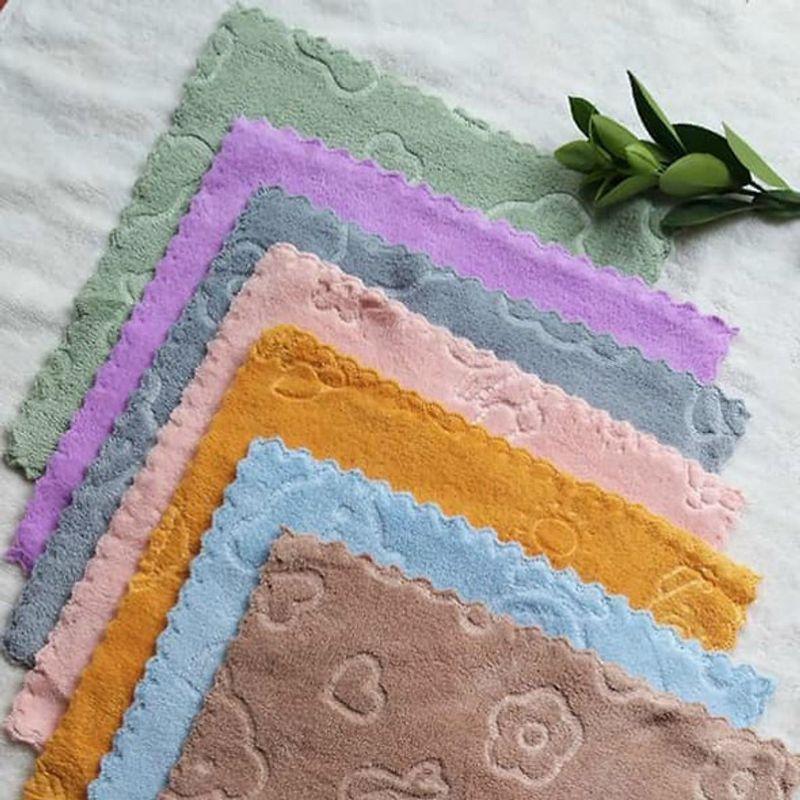 Khăn lau đa năng hình gấu mềm mại - Khăn lau đa năng nhà bếp, bát đĩa, cốc chén siêu thấm nước tiện lợi