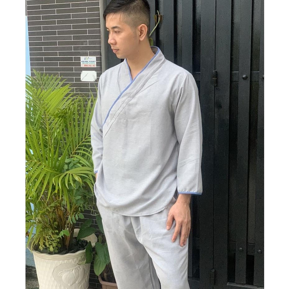 ĐỒ LAM ĐI CHÙA Mẫu Nam Vải Linen