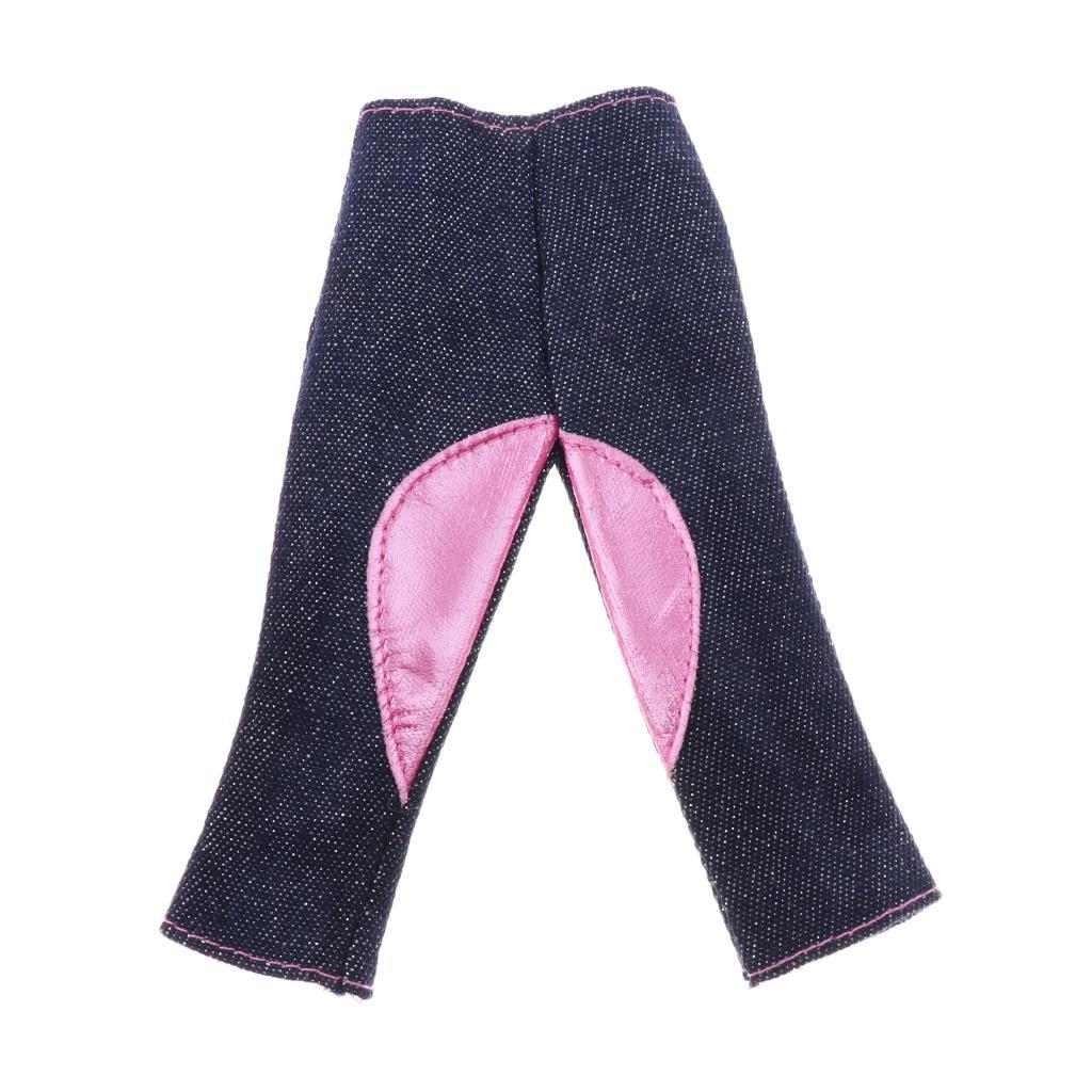 Dolls Clothes Shoes Suit for Jeans Pants Trousers Shirt Tops Bag Scarf Glass Dress Up Accs Decor