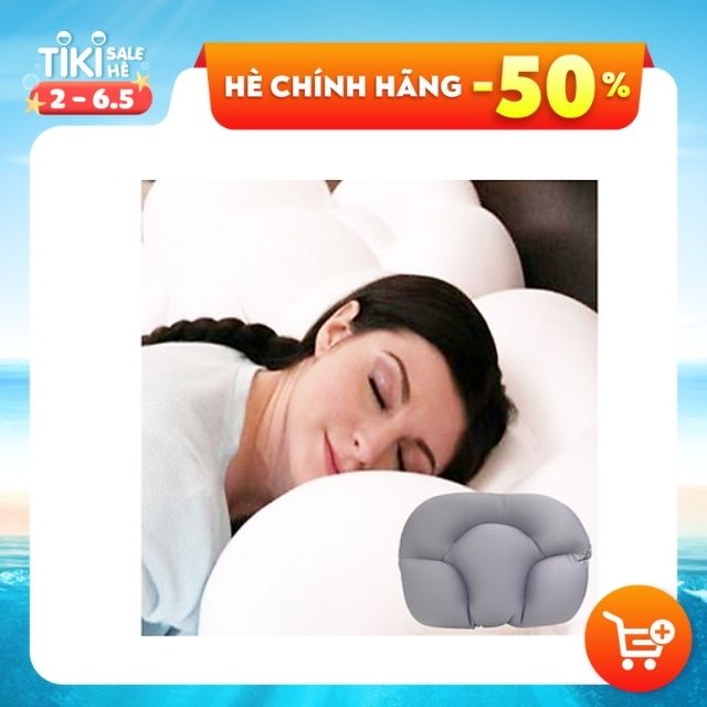 Gối Ngủ Hình Quả Trứng Tròn Mềm Giúp Giấc Ngủ Sâu, Chống Đau Vai &amp; Cổ