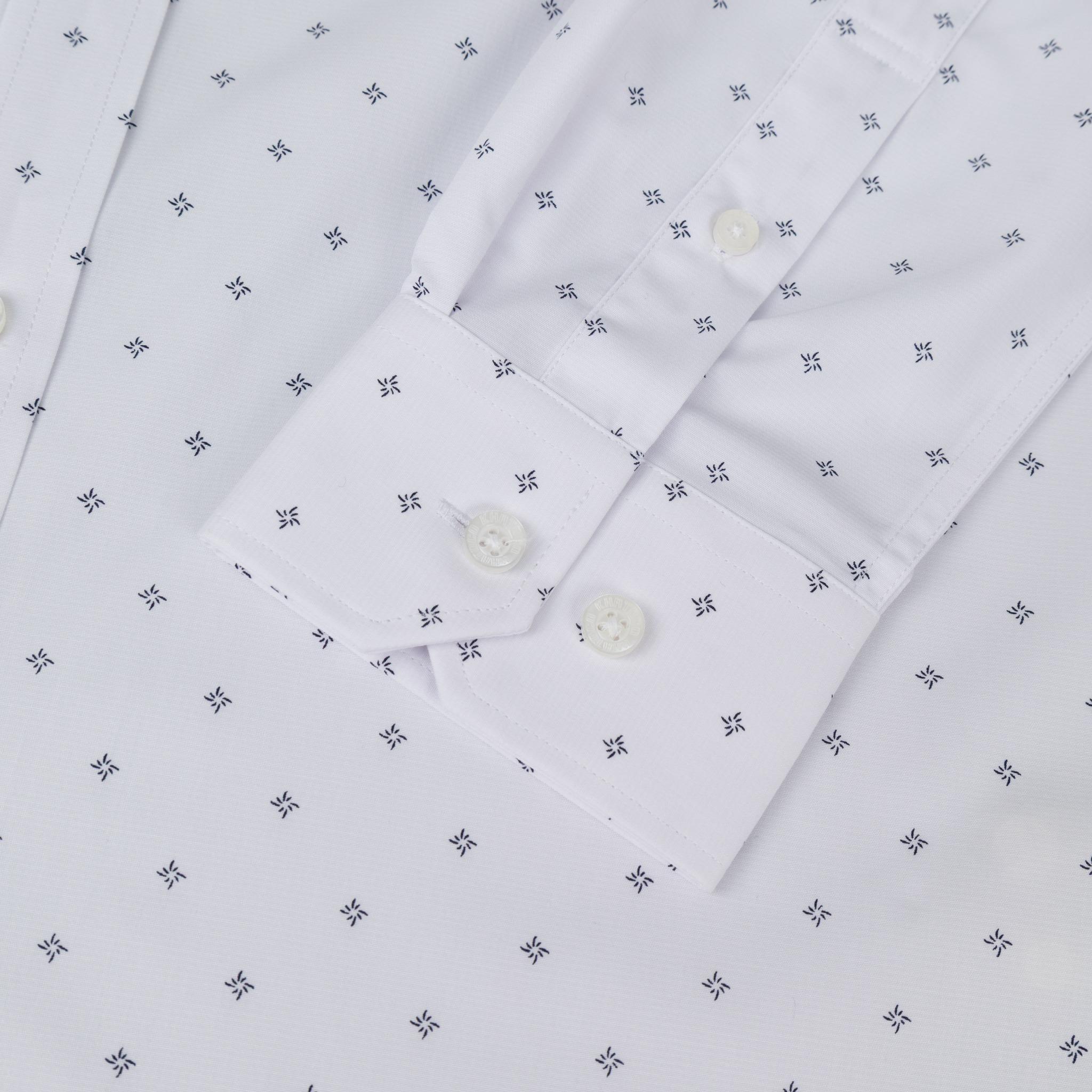 Áo sơ mi nam KHATOCO Tailor Fit dài tay A1MD498T1-CNIN764-2704-D