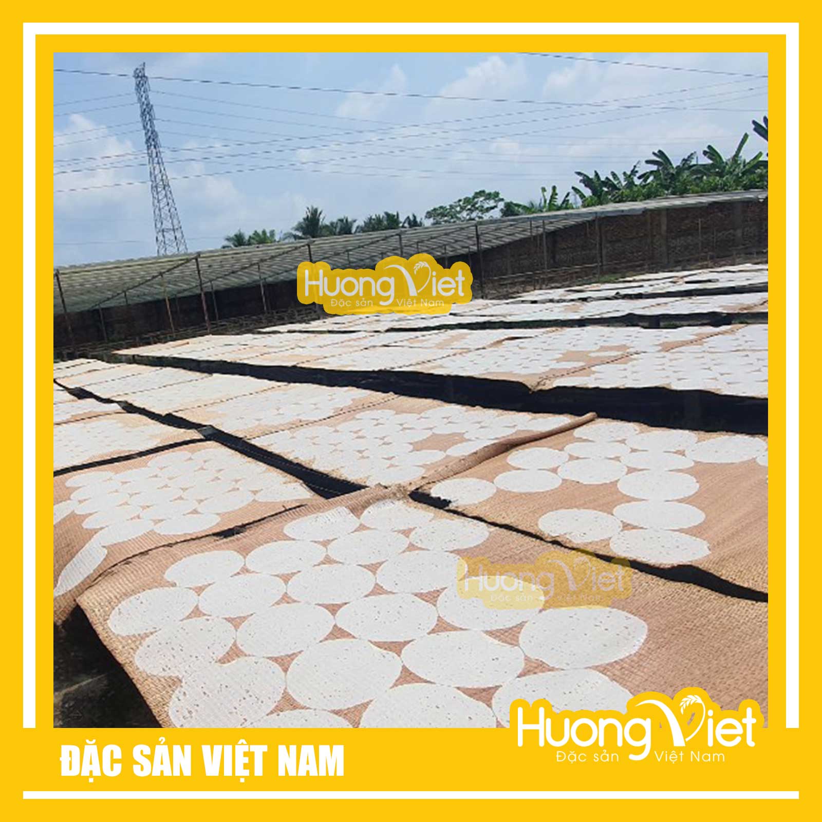 Bánh tráng sữa Hoàng Dung 250g, bánh tráng sữa sầu riêng đặc biệt, bánh phồng sữa miền tây 