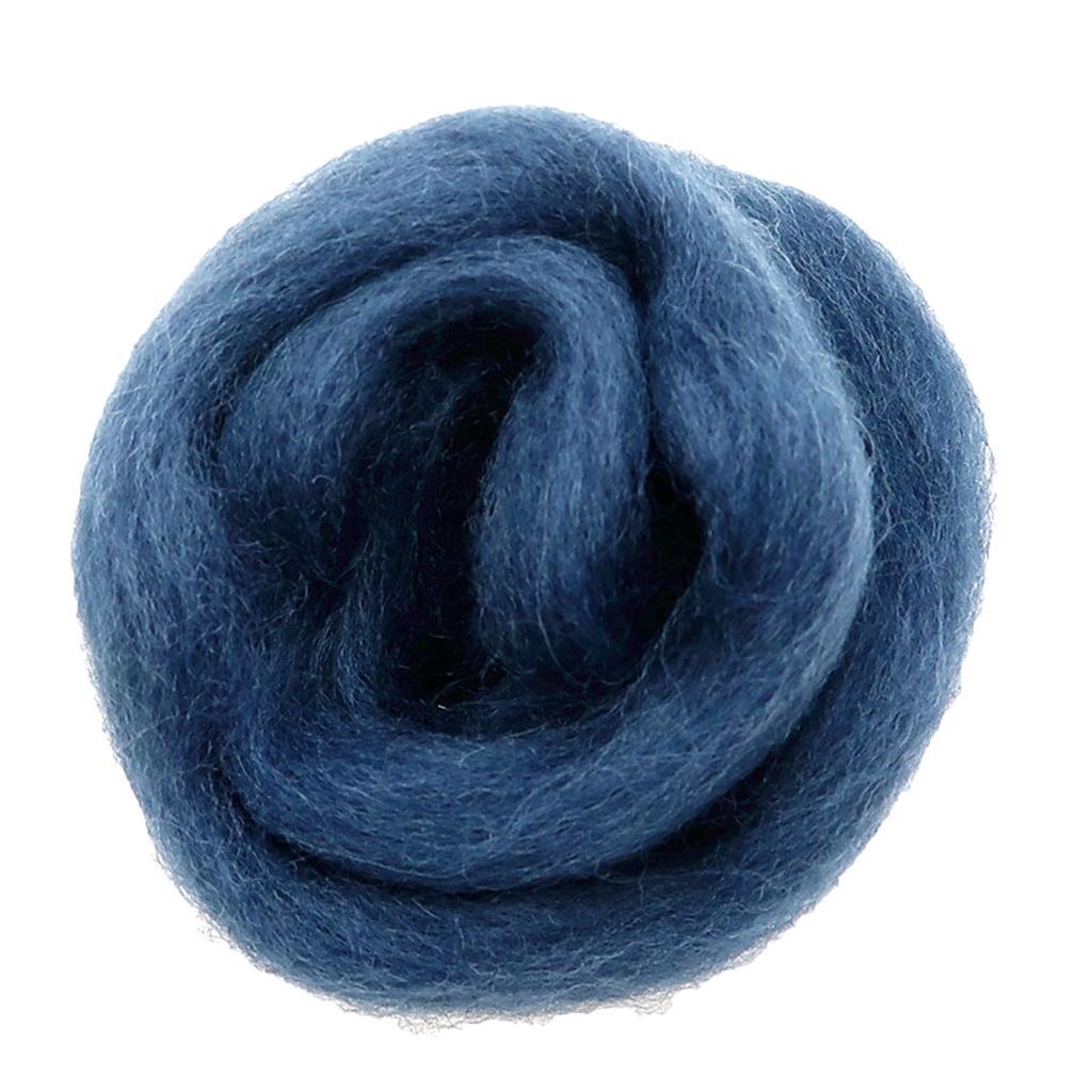 3-5pack 10g Soft Wool Roving Felting Wool for DIY Needle Felting Craft Grayish