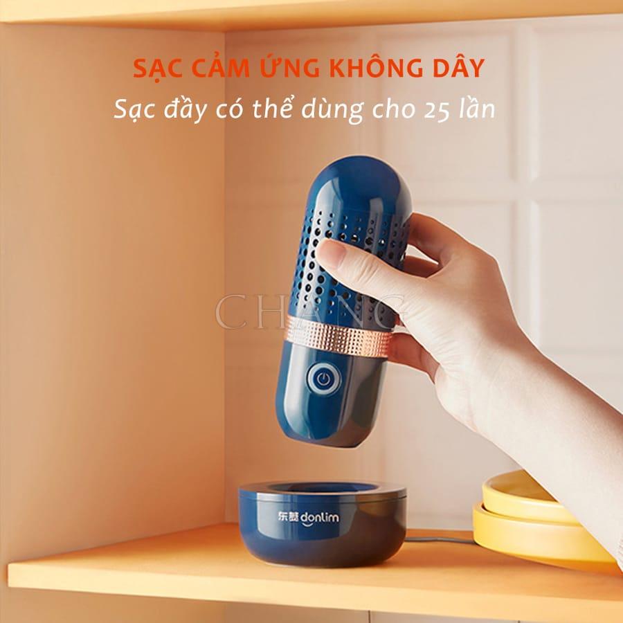 Máy Khử Trùng, Máy Tiệt Trùng Hoa Quả, Thực Phẩm Tự Động Bằng Công Nghệ Điện Phân Nước Không Dây Sử Dụng Cho Gia Đình