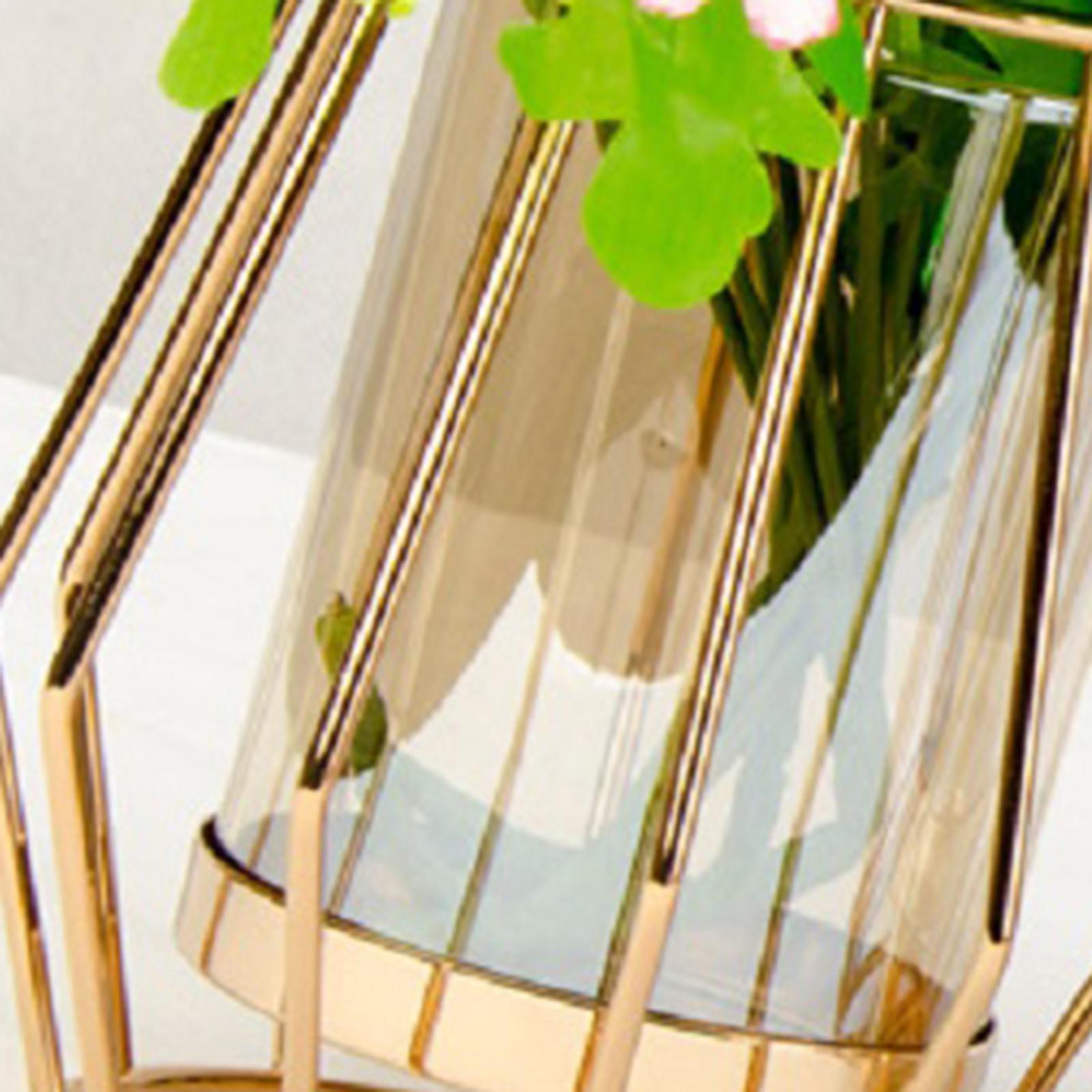 Iron Candle Holder Tealight Candlestick  Flower Vase Event Decor