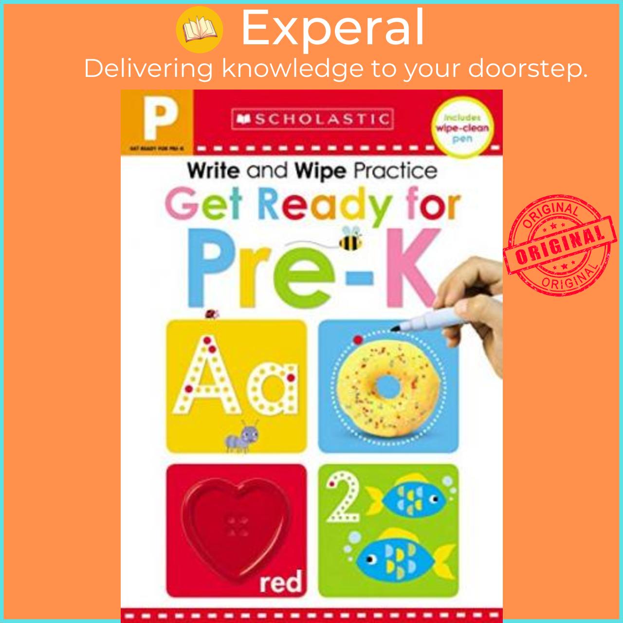 Sách - Get Ready for Pre-K Write and Wipe Practice: Scholastic Early Learners by Scholastic