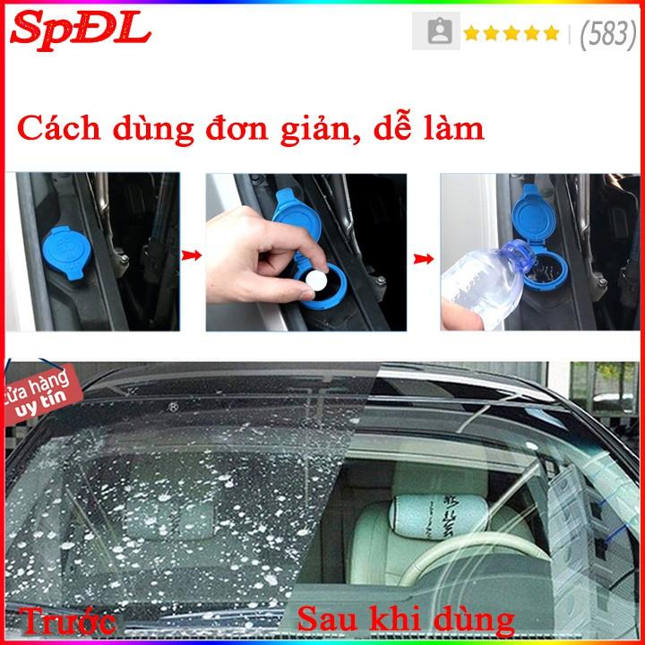 Viên sủi rửa kính xe ô tô - loại 1 viên pha 4 lít nước giúp tẩy sạch kính lái