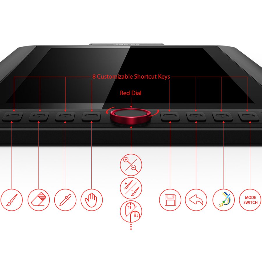 Bảng Vẽ Màn Hình XP-Pen Artist 13.3 Pro fullHD 91%Adobe RGB Lực Nhấn 8192 Cảm Ứng Nghiêng - Hàng Chính Hãng