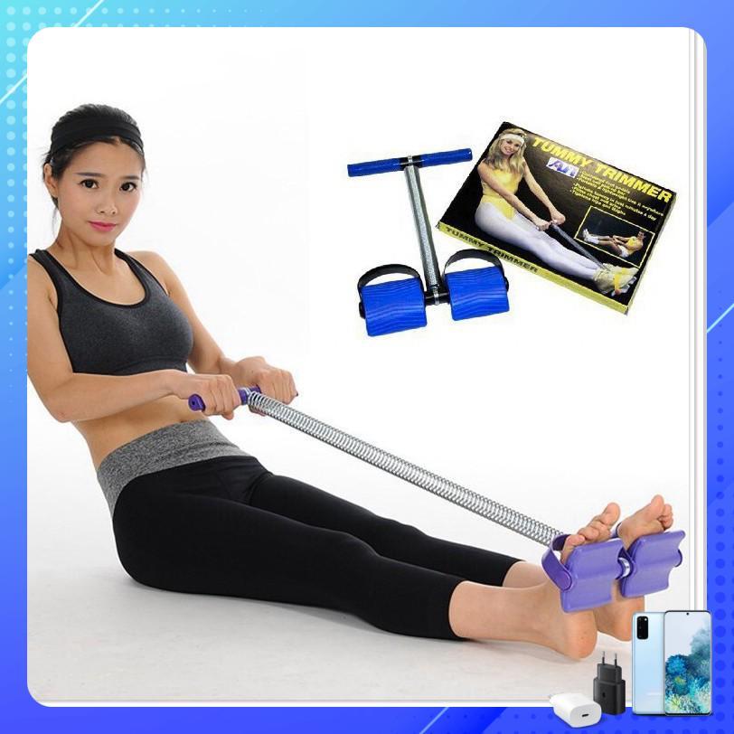 Dây kéo đàn hồi lò xo thép siêu bền Tummy trimmer dụng cụ thể dục tập gym cơ bụng tay eo lưng tại nhà tiện dụng