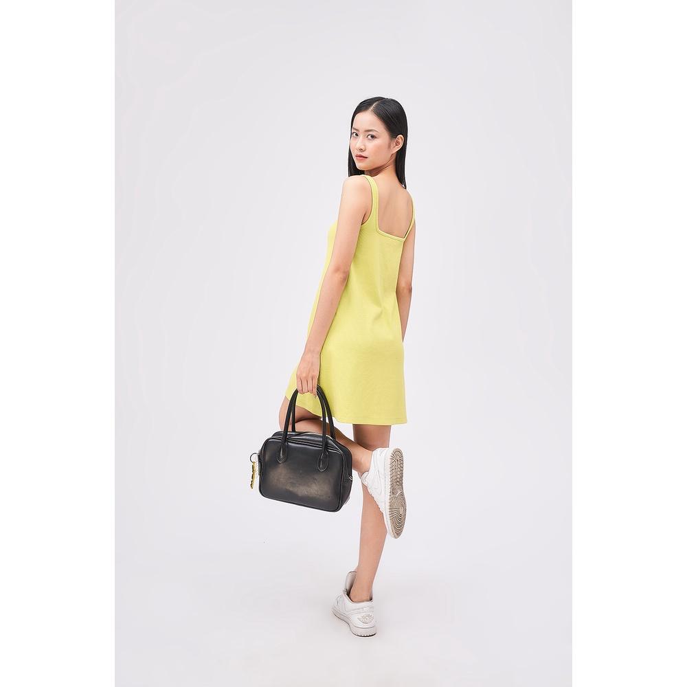 DOTTIE - Đầm ngắn sát nách nữ xanh mạ D0270