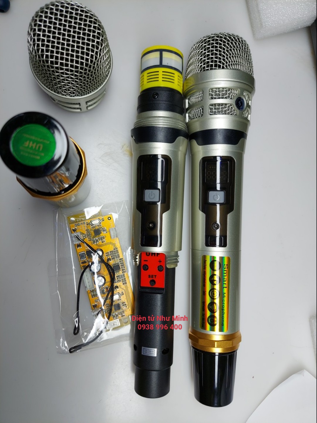 COMBO MẠCH LOA KÉO 4 TẤC ĐÔI KÈM MIC UGX21