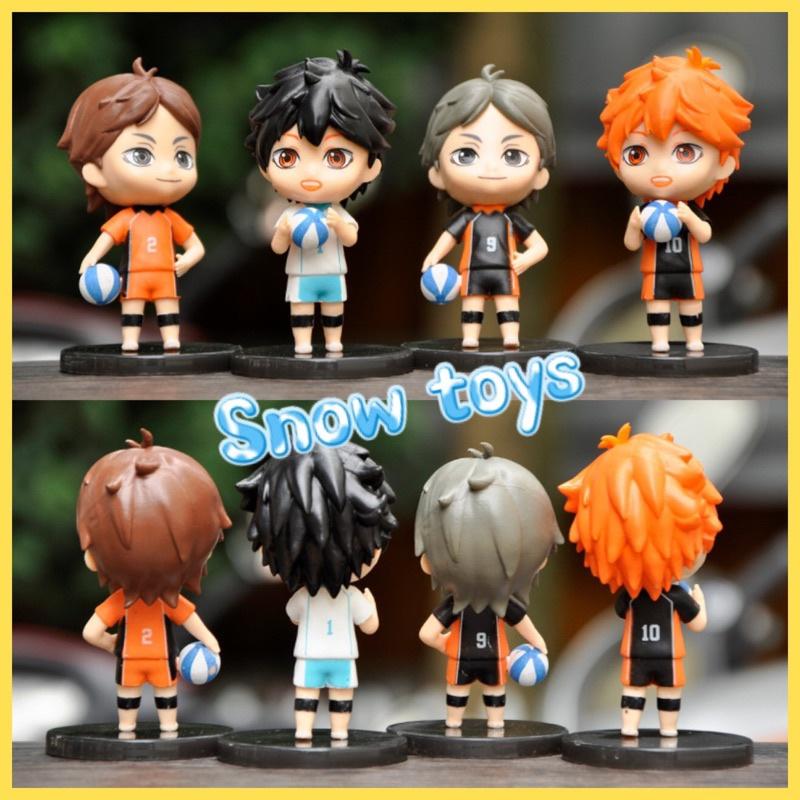 Mô hình Haikyuu - 4 nhân vật Vua bóng chuyền Hinata Shoyo Kageyama Tobio Koshi Sugawara Oikawa Toru Haikyu