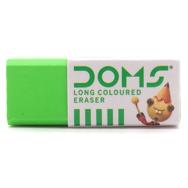 Gôm DOMS Long Coloured 3470 - Màu Xanh Lá