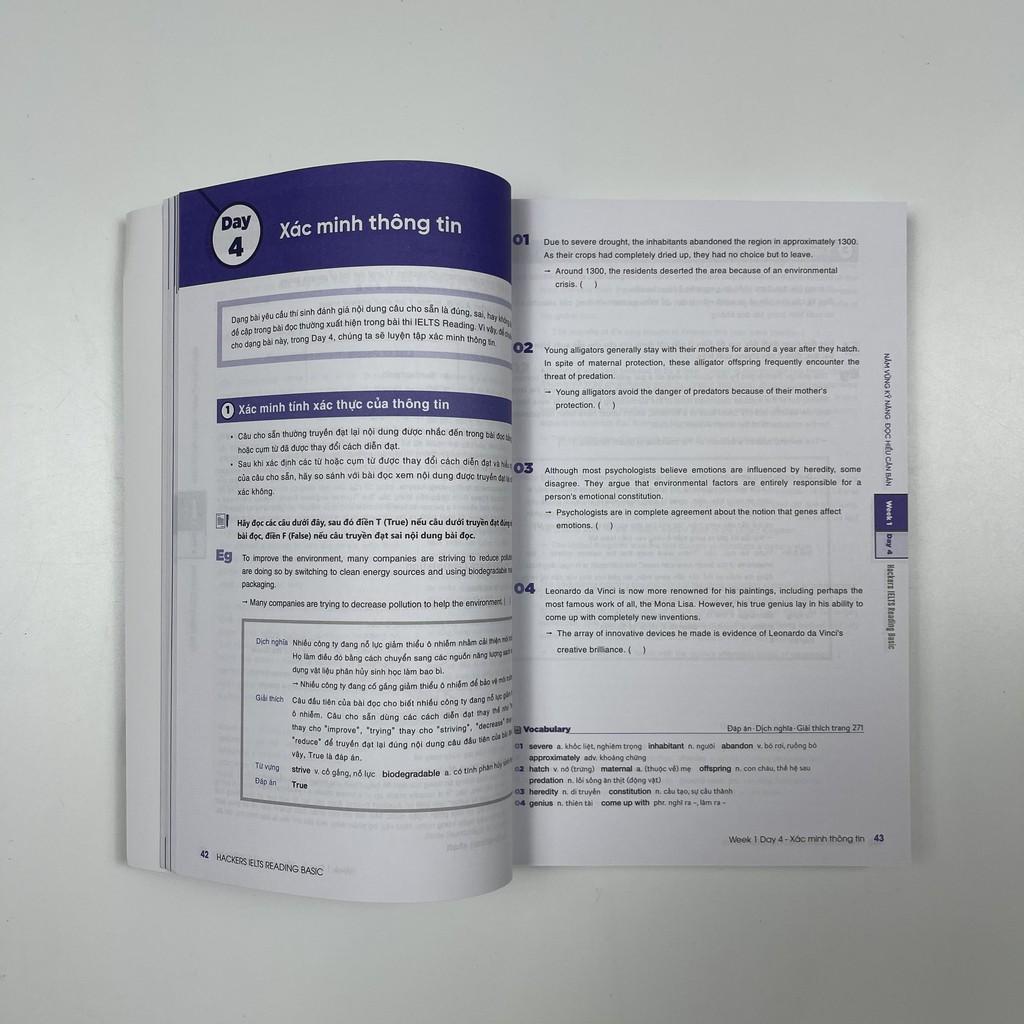 Hacker IELTS Basic - Reading - Bản Quyền