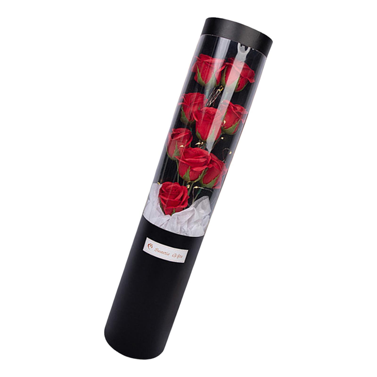 Artificial Flower Rose for Grandma Light up for Anniversary Bookshelf Decor