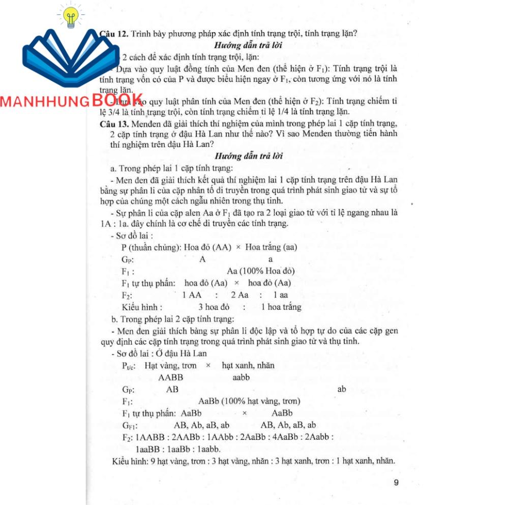Sách - Bồi Dưỡng Học Sinh Giỏi Sinh Học 9 - ( thầy Phan Khắc Nghệ)