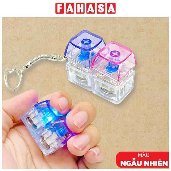 Bộ 2 Móc Khóa Hình Nút Bàn Phím Đèn Led - WanLongDa SYAJ002 (Mẫu Màu Giao Ngẫu Nhiên)