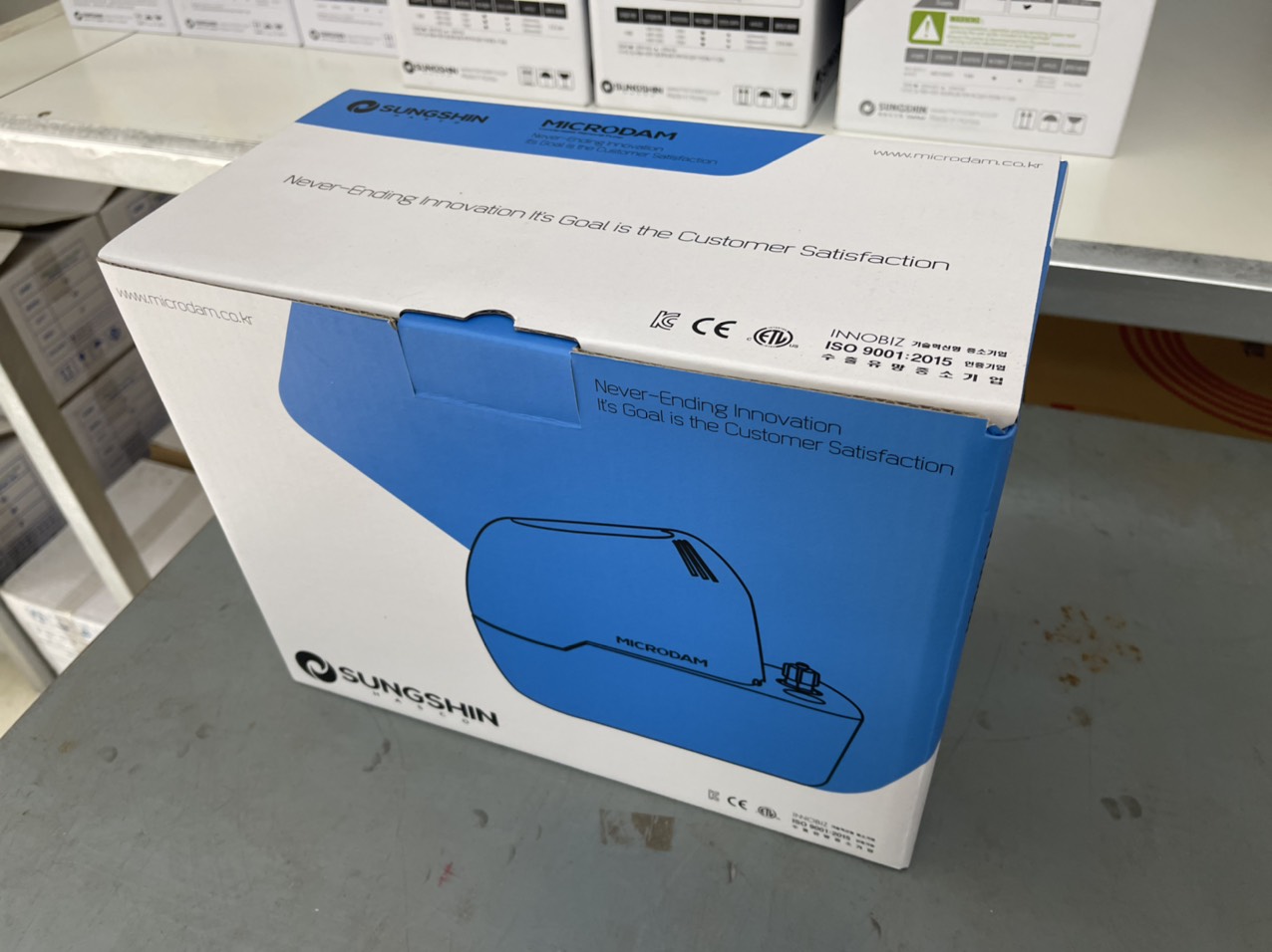 Máy bơm nước ngưng điều hòa 15 mét MD1500 Microdam SUNGSHIN