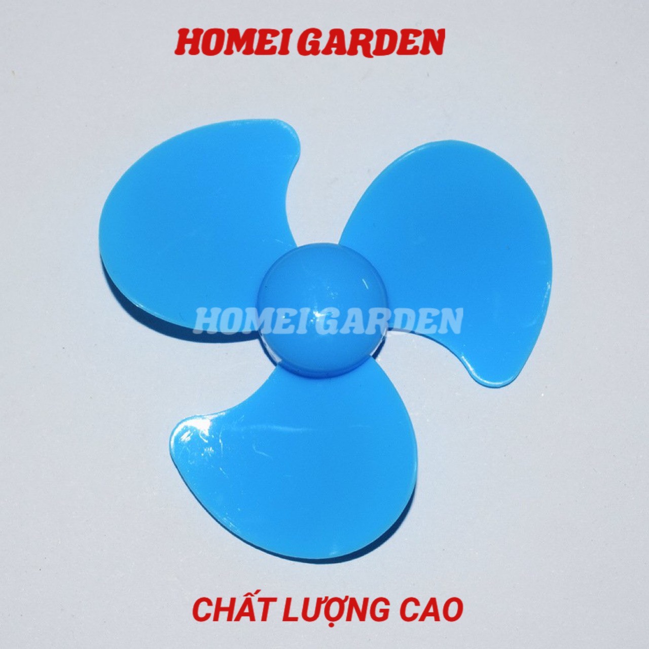 2 cánh quạt nhựa mini 3 cánh 70mm trục 2mm màu xanh chất lượng cao - HM0079