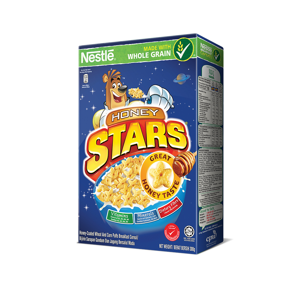 Mua 1 Tặng 1 - Ngũ Cốc Ăn Sáng Vị Ngẫu Nhiên] Ngũ cốc ăn sáng HONEY STARS (Hộp 300g)