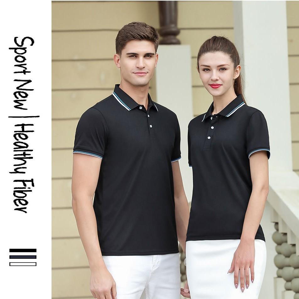Áo thun nam polo trơn vải cotton cao cấp mềm mịn ngắn tay phong cách trẻ trung sang trọng lịch lãm Healthy Fiber