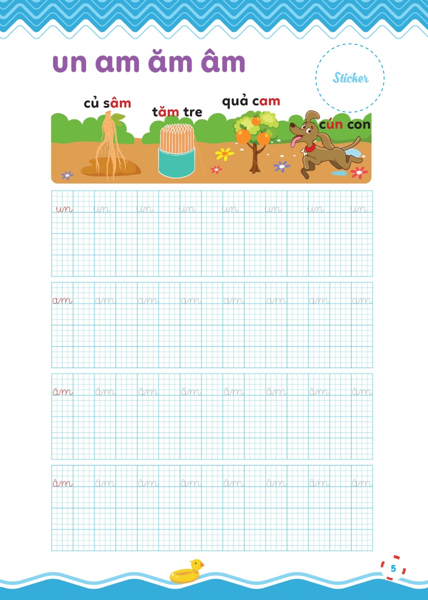Vở Luyện Viết Hạ Cỡ Chữ Chữ Ô Li Nhỏ - Quyển 3: Vần _MEGA