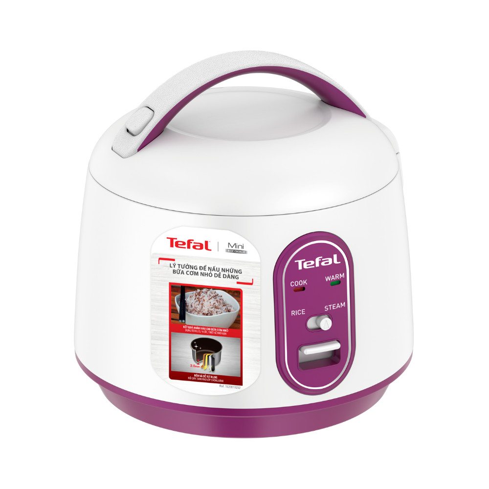 Combo Nồi cơm điện cơ mini Tefal RK224168 &amp; Chảo chiên Tefal Ultimate 28cm - Hàng chính hãng