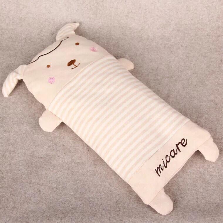 Gối chống bẹp đầu trẻ em 100% cotton hữu cơ