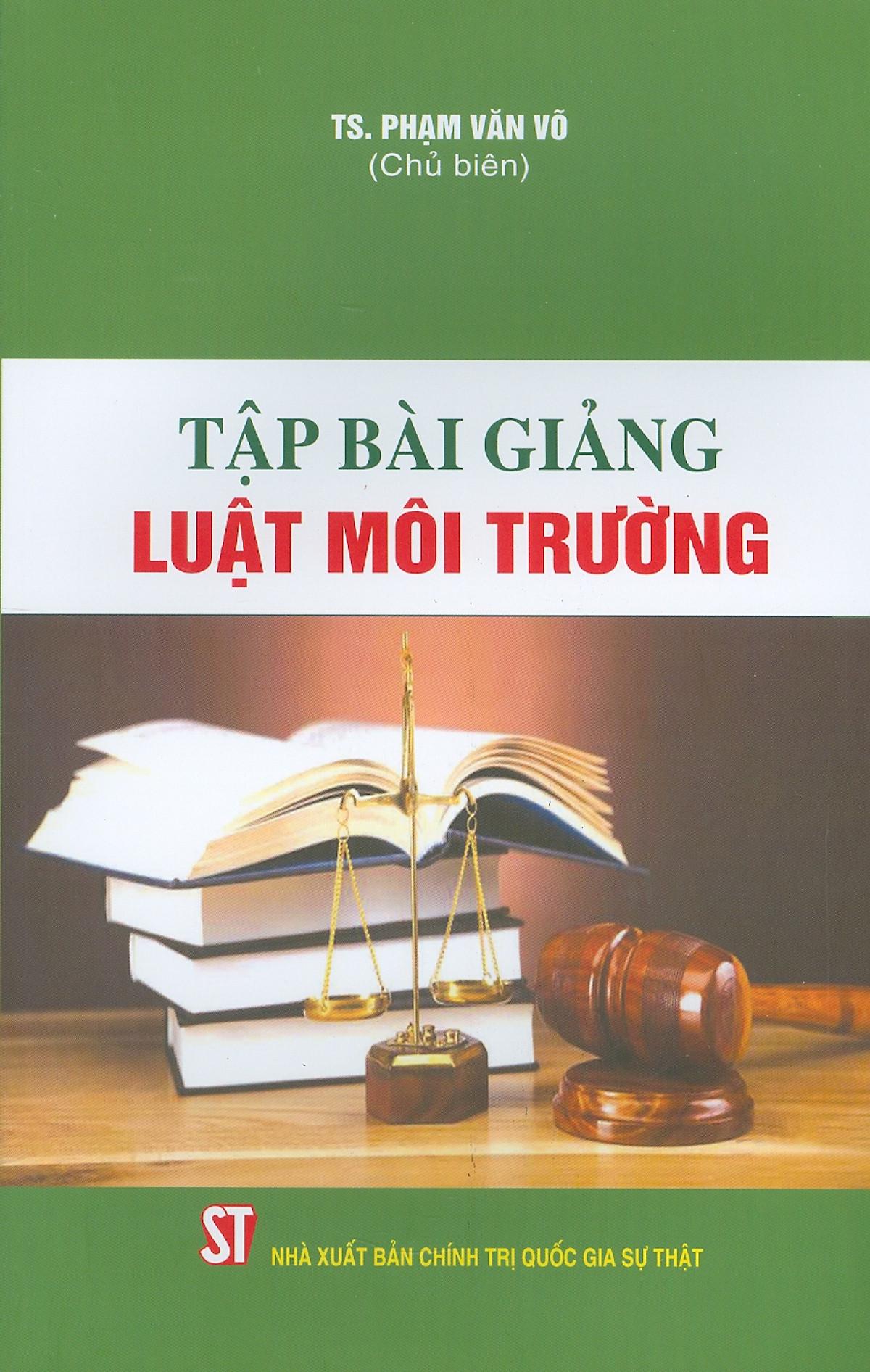 Tập Bài Giảng Luật Môi Trường