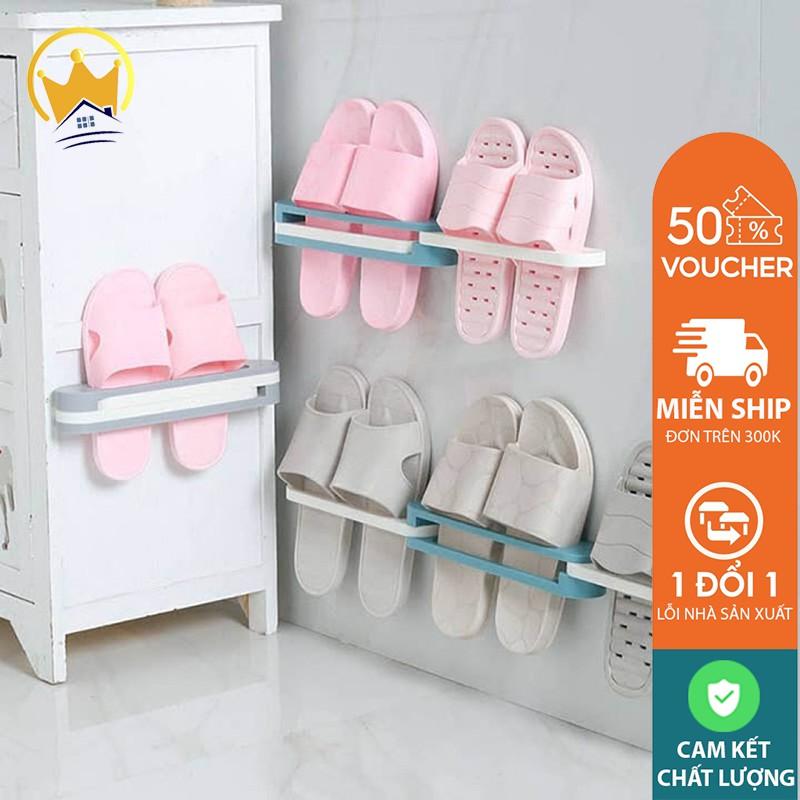 Khay để dép gắn tường làm từ nhựa tiết kiệm không gian gọn gàng tiện dụng