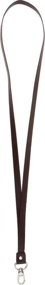 PU Leather Neck Strap Lanyard Metal Clips for ID Cards Badges