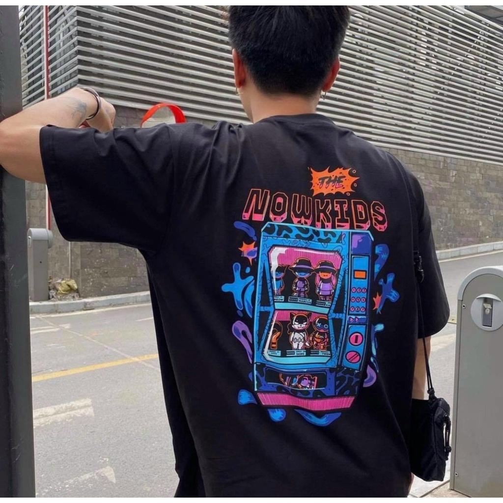 Áo thun unisex tay lỡ NOW VENDING MACHINE || Hany shop