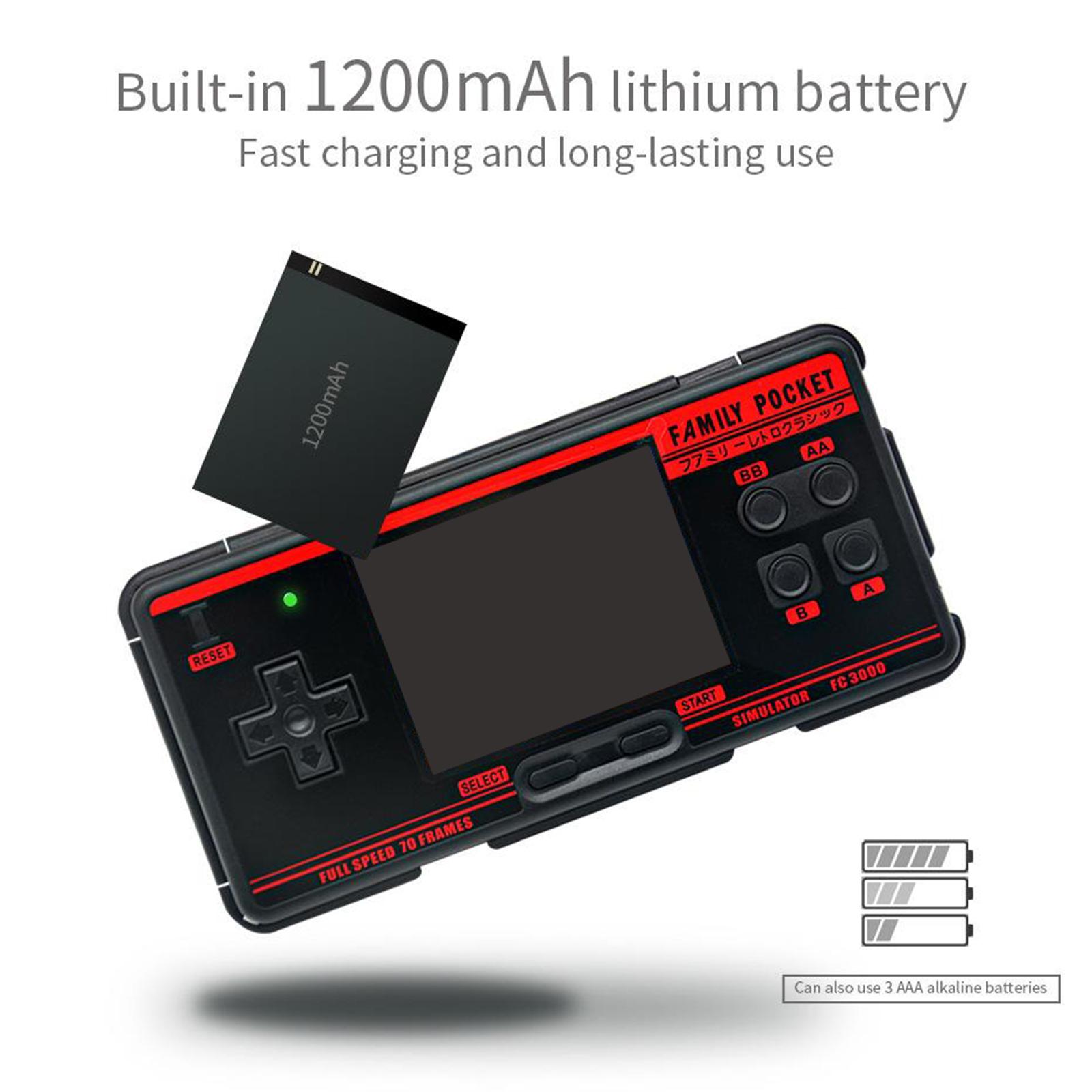 FC3000 Handheld Game Consoles 3" HD Screen Video Classic Game Player