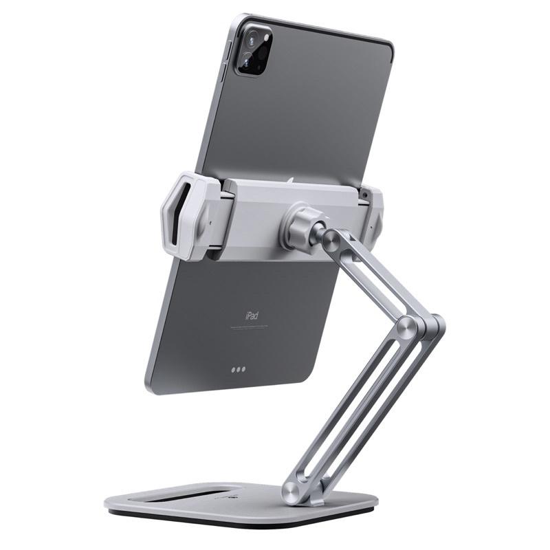 Giá Đỡ Kệ Ipad Máy Tính Bảng 3 Khớp Xoay 360 độ Gấp Gọn Đa Năng – Kệ Silicon đa điểm chống xước hợp kim nhôm cao cấp
