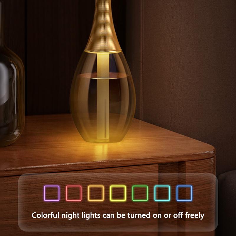 Bình Nước 300ML USB Máy Tạo Độ Ẩm Không Khí Tinh Dầu Khuếch Tán Hương Thơm 7-Màu Sắc Đèn Thoáng Mát Phun Sương Tạo Phun Sương Tạo Ẩm Hình Ếch Con Cho nhà Văn Phòng