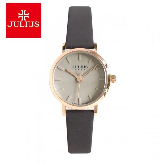 Đồng hồ nữ Julius dây da Ja-963 dây xám