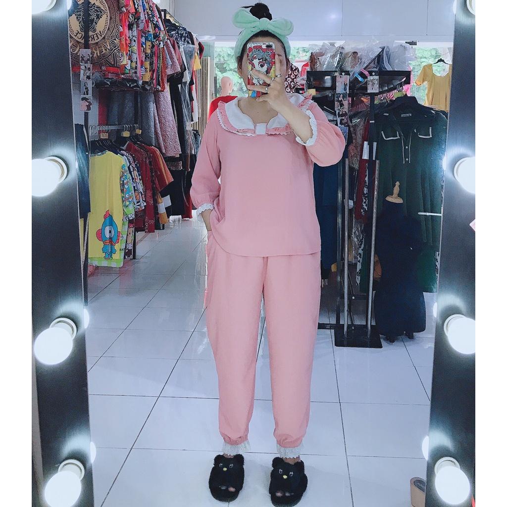 ĐỒ BỘ TIỂU THƯ BÁNH BÈO BIGSIZE