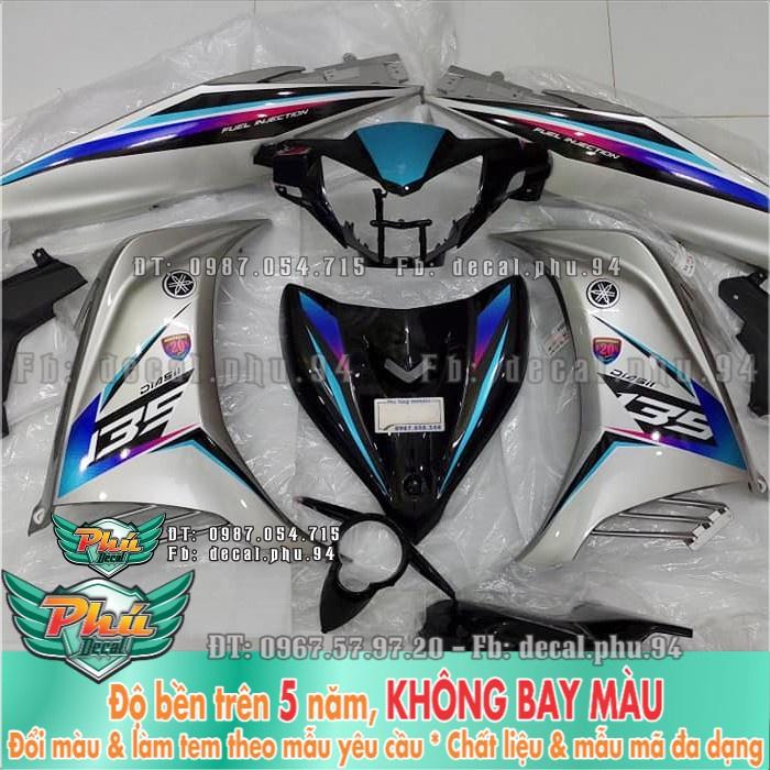 Tem rời Candy EX 135 bản 20 năm bạc đen 2