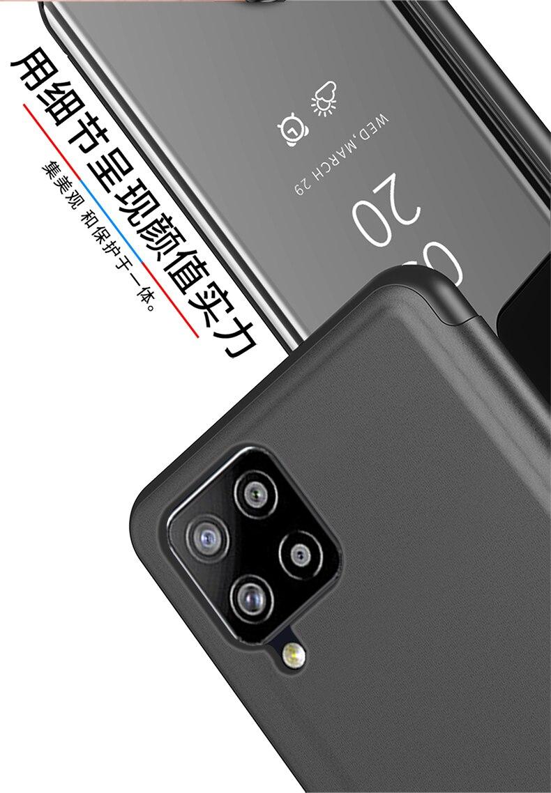 Bao Da Tráng Gương Thời Trang Cho Samsung S21 S30 Ultra A32 A42 Samsung S20 Fe 5g M51 A021S
