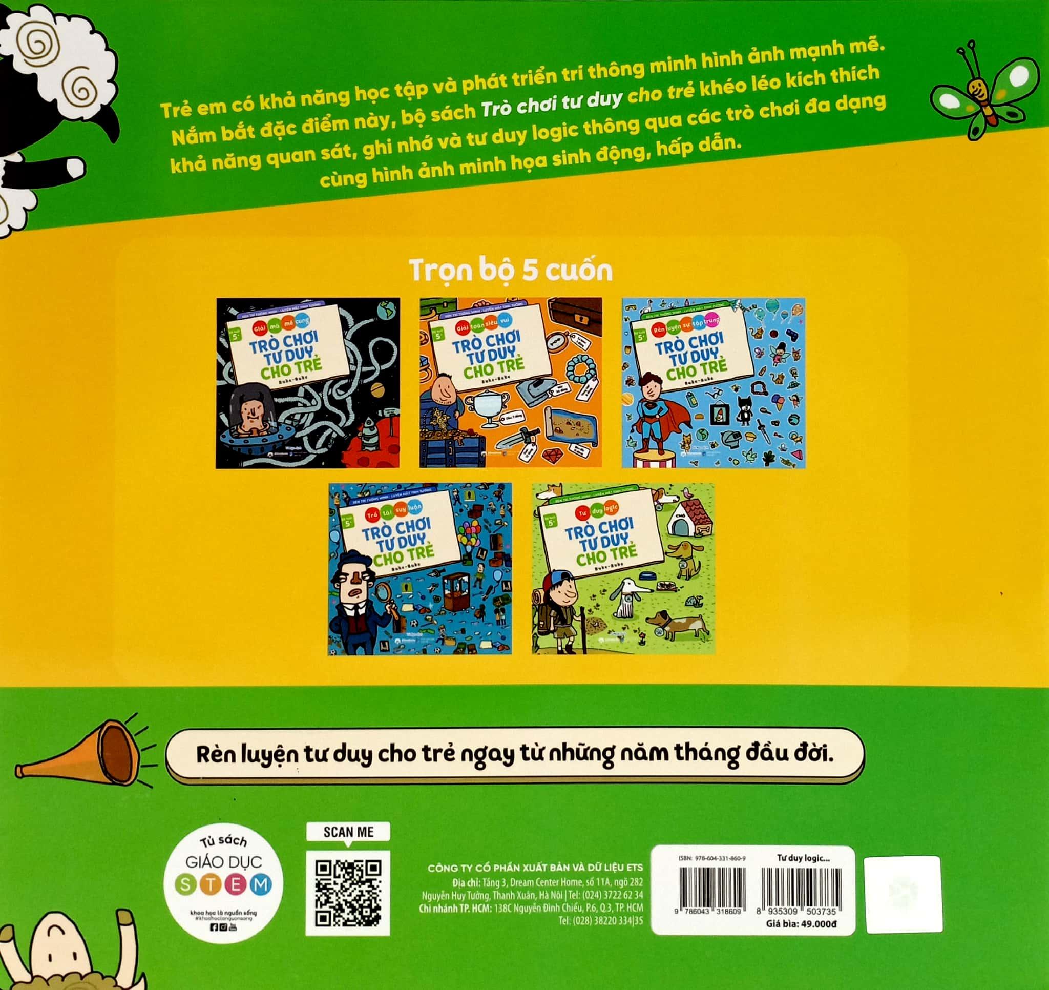 Tư Duy Logic - Trò Chơi Tư Duy Cho Trẻ