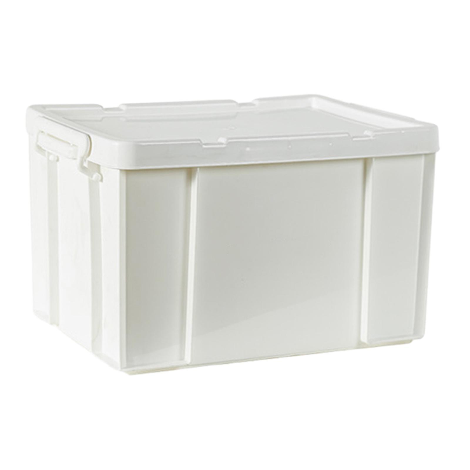 Industrial Tote Bin Stackable Storage Containers for Shelf Toys Moving House
