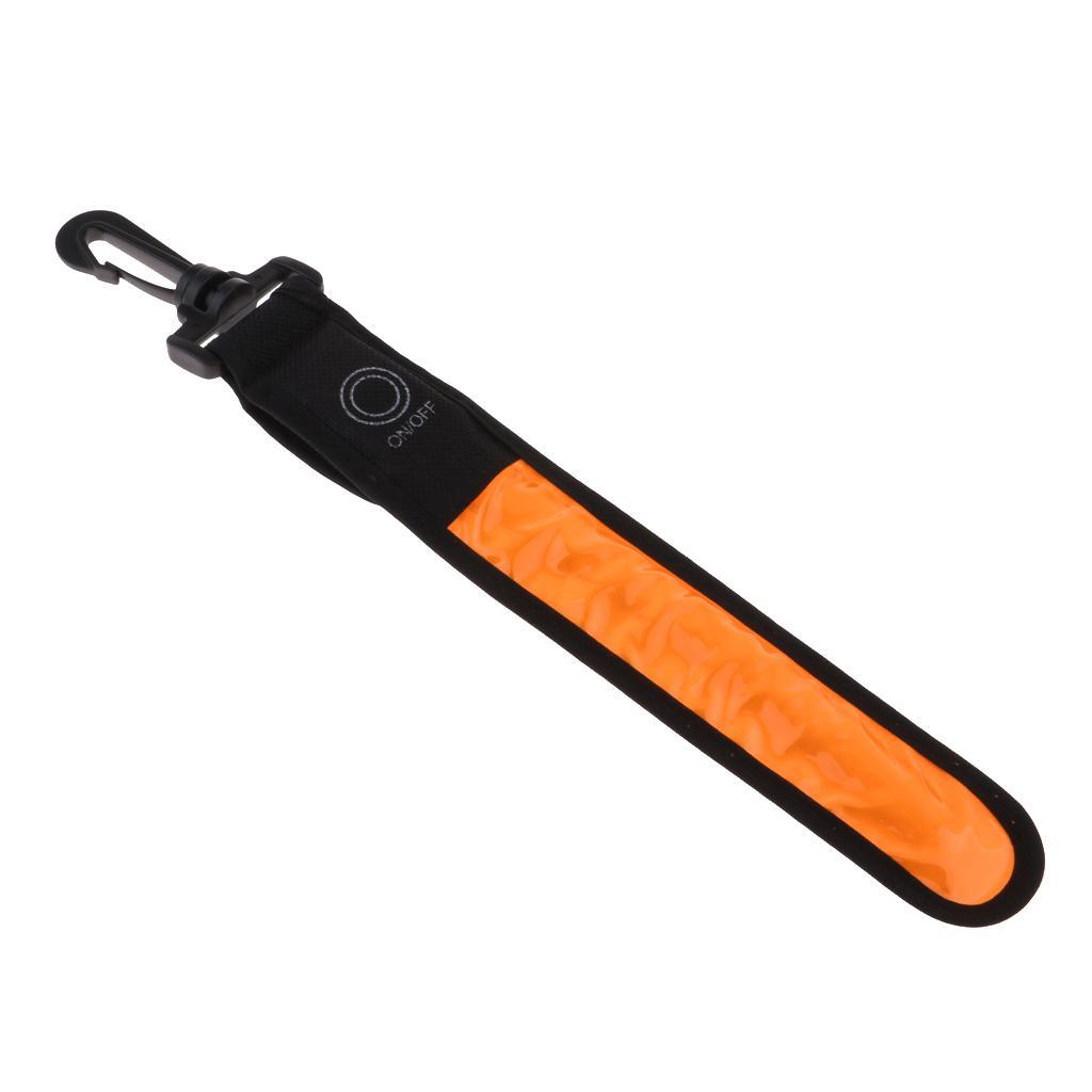 Safety Sign with Reflective Stripe Reflector for LED  Orange