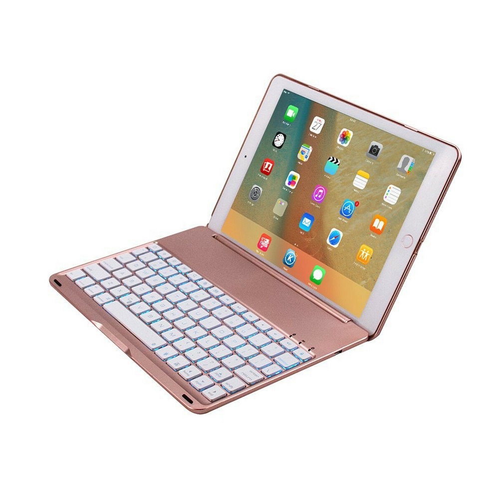 Bàn phím Bluetooth cao cấp F8S 7 màu đèn PKCB cho iPad Pro 9.7 Inch