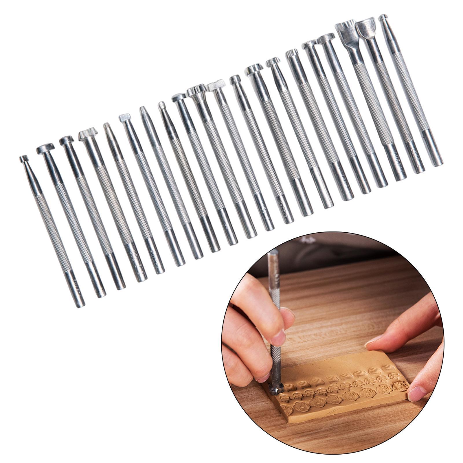 Ceramic Art Alloy Printing Tools Artworks Pottery Mud Shaping Tools for Students