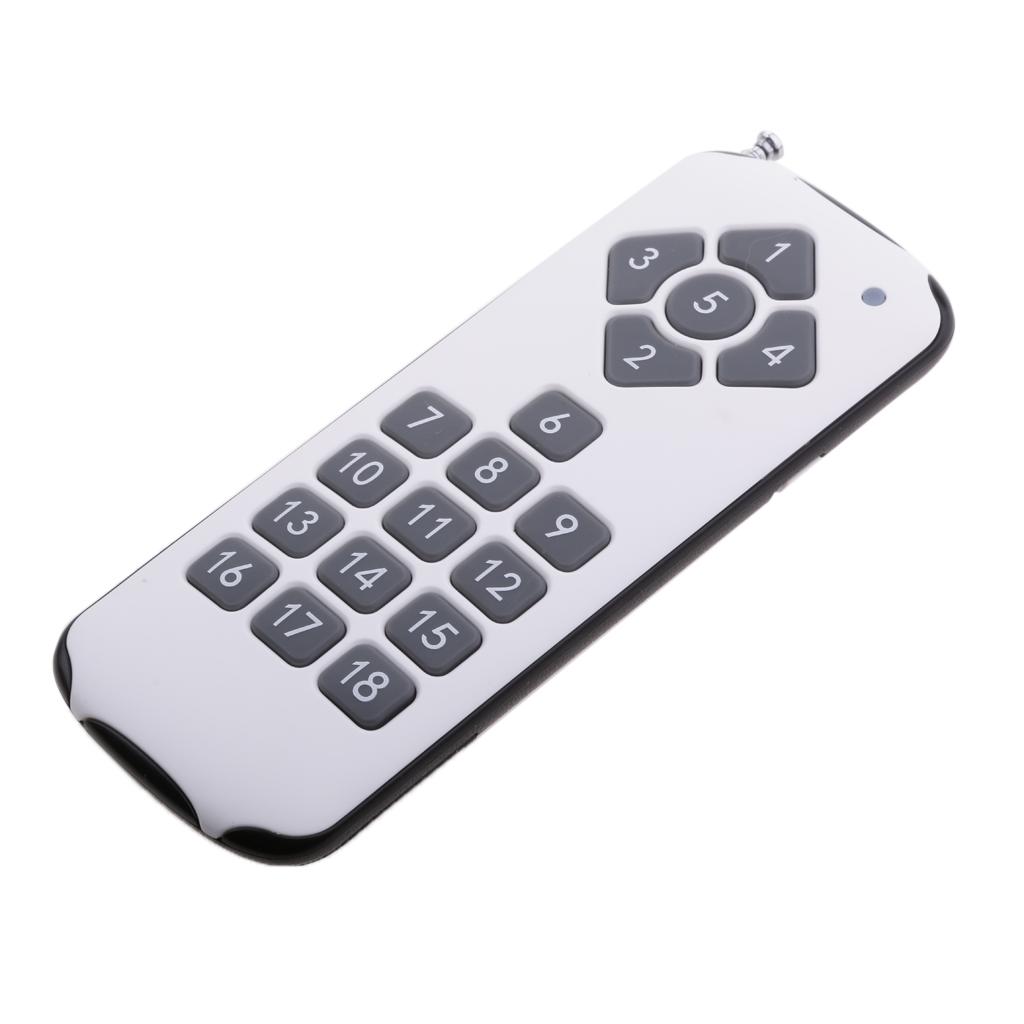 18CH DC 12V-24V Wireless Remote Control Relay Switch Transceiver &Receiver