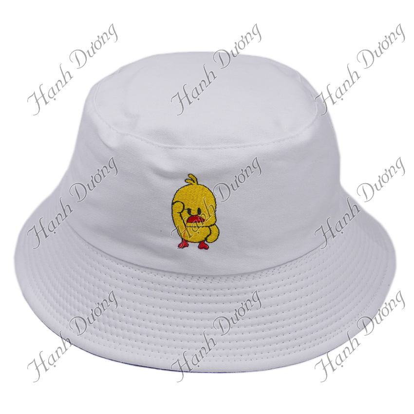 Mũ tai bèo con vịt vàng Yellow Duck siêu dễ thương, đội được 2 mặt với 2 màu độc đáo, tiện dụng, vòng đầu 58cm, vành rộng 6.5cm - Hạnh Dương