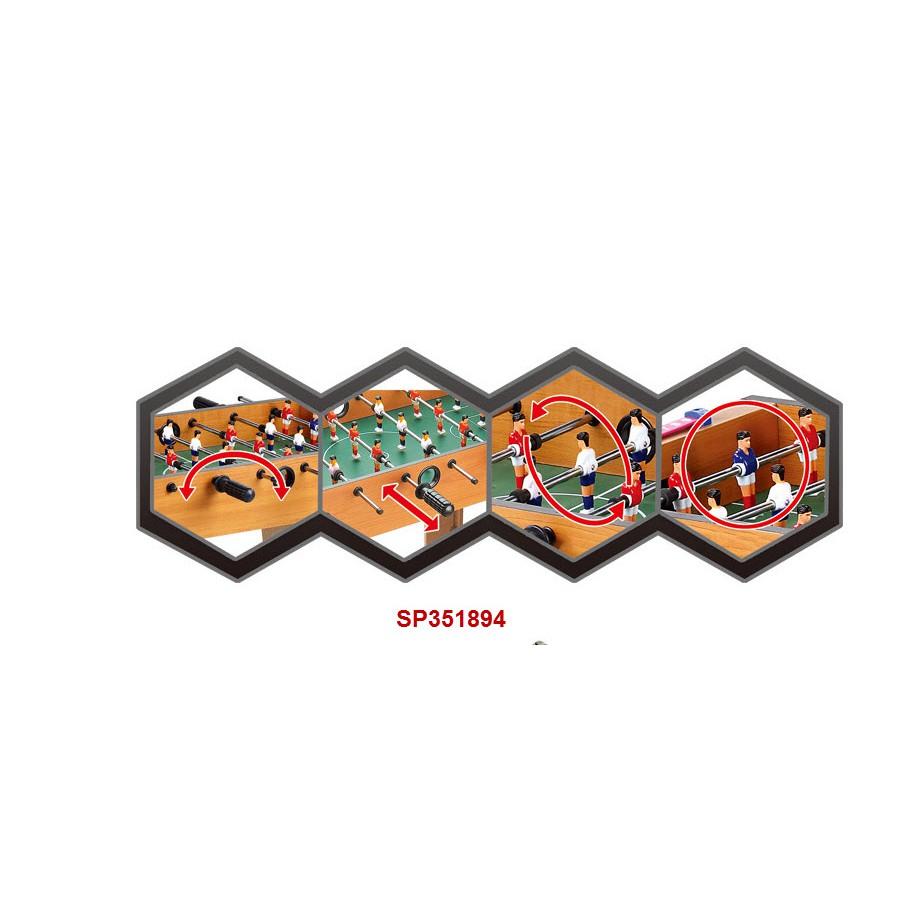 Hộp bàn banh bi lăc gỗ 6 tay cầm 69* 37*65.5 cm , 628B - SP351894